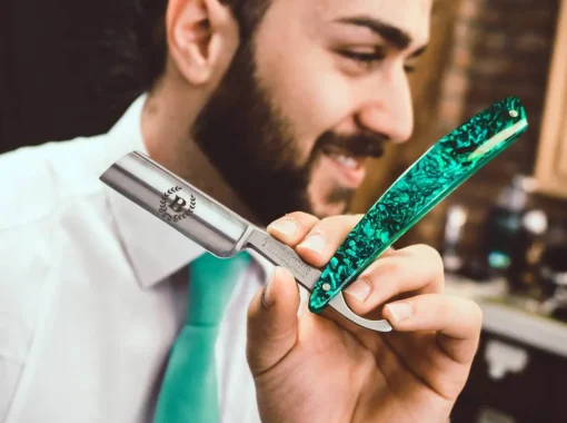 Böker Manufaktur Solingen 6/8" Rasiermesser<Abalone