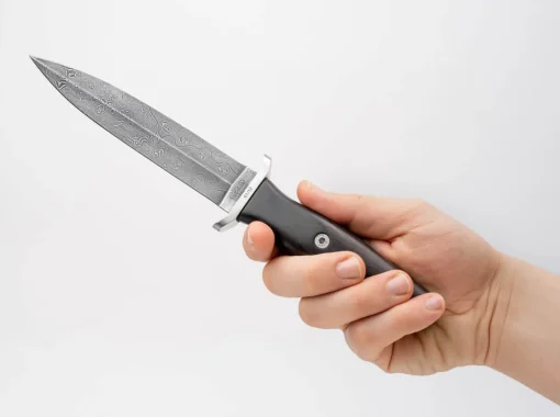 Böker Manufaktur Solingen Damastmesser<Applegate Dampfmaschinen-Damast Grenadill