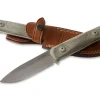 LionSteel Outdoormesser<B41 Bushcraft Micarta Green