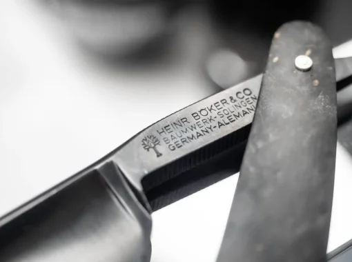 Böker Manufaktur Solingen Rasiermesser Mit Anderem Kopf<Black Amboina