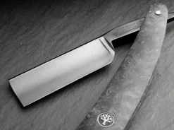 Böker Manufaktur Solingen Carbonstahl-Rasiermesser<Black Amboina