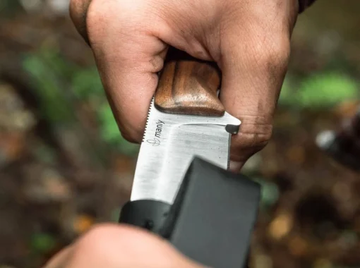 Manly Outdoormesser<Blaze D2 Walnut
