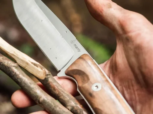 Manly Outdoormesser<Blaze D2 Walnut