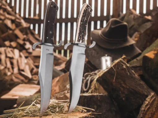 Böker Manufaktur Solingen Outdoormesser<Bowie N690 Hirschhorn