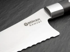 Böker Manufaktur Solingen Wellenschliffmesser<Damast Black Brotmesser