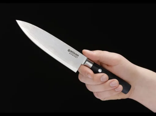 Böker Manufaktur Solingen Chefmesser<Damast Black Chefmesser Klein