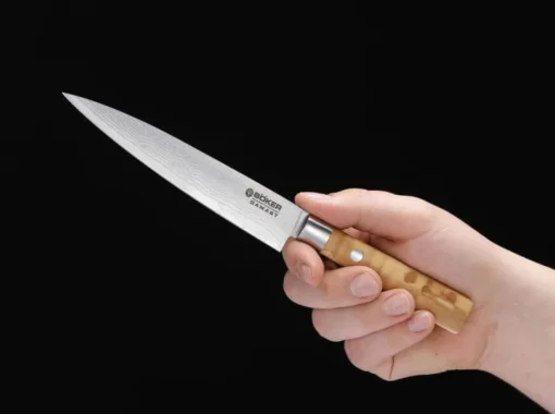 Böker Manufaktur Solingen Universalmesser<Damast Olive Allzweckmesser