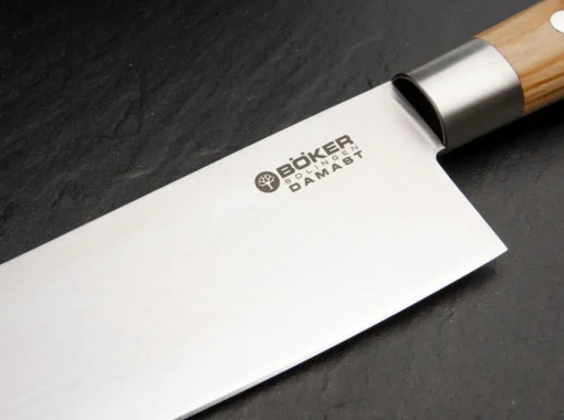 Böker Manufaktur Solingen Chefmesser<Damast Olive Chefmesser Gros