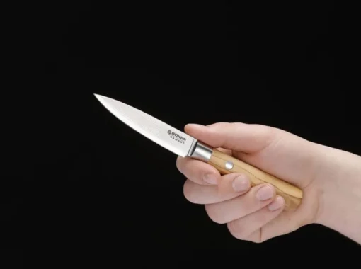 Böker Manufaktur Solingen Damastmesser<Damast Olive Spickmesser