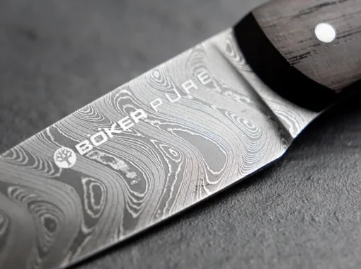 Böker Manufaktur Solingen Spickmesser<Damast Pure Rauchereiche Spickmesser