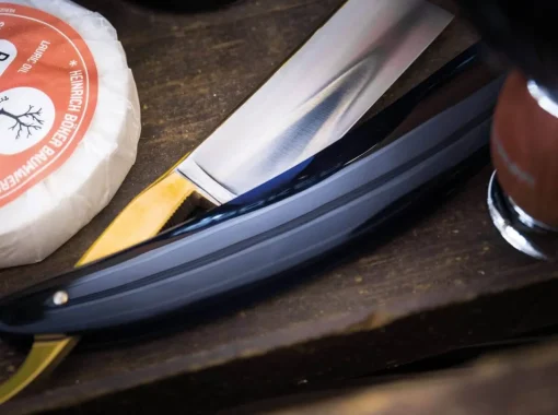 Böker Manufaktur Solingen Carbonstahl-Rasiermesser<14Er