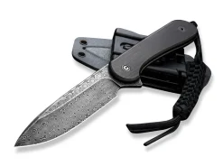 CIVIVI Damastmesser<Fixed Blade Elementum Ebony Damascus
