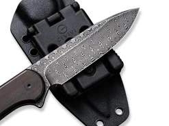 CIVIVI Damastmesser<Fixed Blade Elementum Ebony Damascus