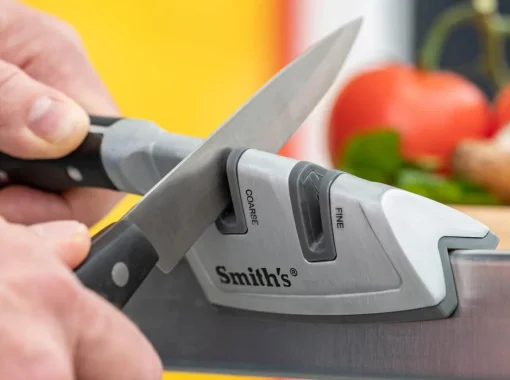 KitchenIQ Manuelle Schärfer<Gourmet Edge Grip Pull-Through Sharpener