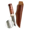 Karesuando Damastmesser<Hunter Damast 8