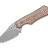 Mercury Outdoormesser<Kali Clip Point Mini Micarta Natural