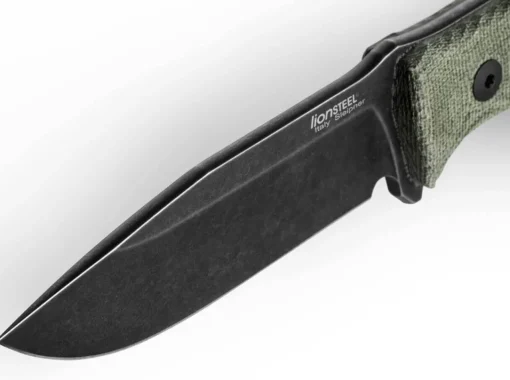 LionSteel Outdoormesser<M5 Canvas Black