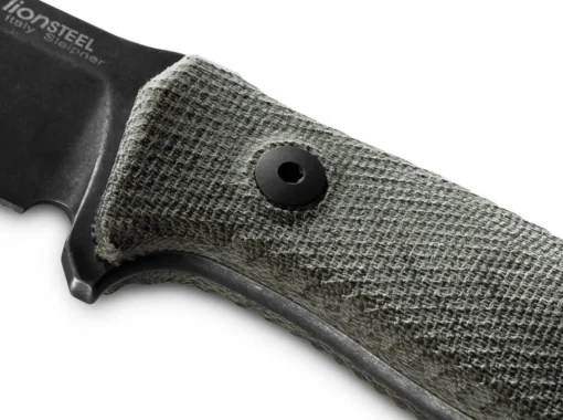 LionSteel Outdoormesser<M5 Canvas Black