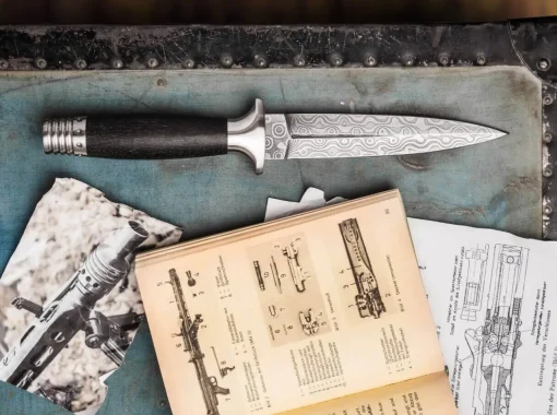 Böker Manufaktur Solingen Damastmesser<Mg-42 Damast Dolch