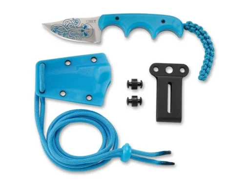 CRKT Neck Knives<Minimalist Bowie Cthulhu Blue