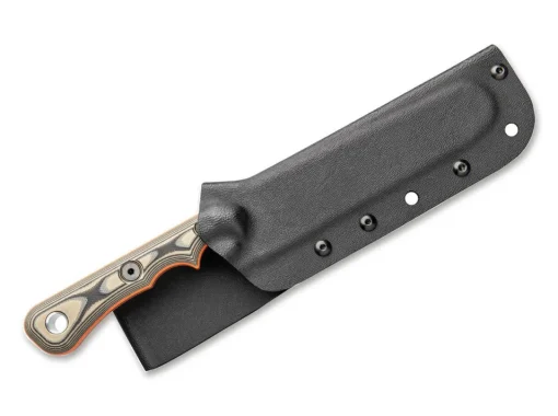 TOPS Knives Jagdmesser<Muley Combo Kydex Sheath Tan Black G10