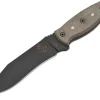 Ontario Einsatzmesser<Ns6 Black Micarta Flor Drops
