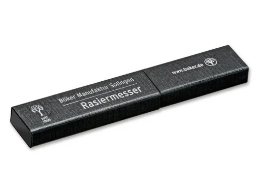 Böker Manufaktur Solingen Rasiermesser Mit Rundkopf<Pearl Scale Tang 5/8"