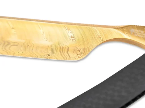 Böker Manufaktur Solingen Damast-Rasiermesser<Rasiermesser Damast Carbon Gold