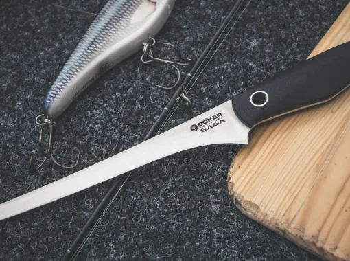 Böker Manufaktur Solingen Anglermesser<Saga Filetiermesser Fish & Hunt