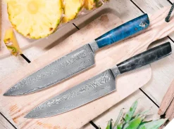 Böker Manufaktur Solingen Damastmesser<Santorini Damast Chefmesser