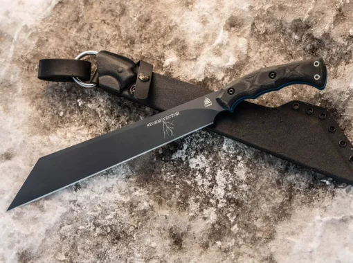 TOPS Knives Macheten<Storm Vector Micarta Black