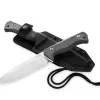 LionSteel Outdoormesser<T6 Micarta Black