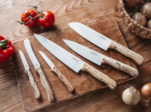 Böker Manufaktur Solingen Santokumesser<Tenera Santoku Eisbuche