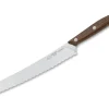 Due Cigni Brotmesser<1896 Walnuss Brotmesser