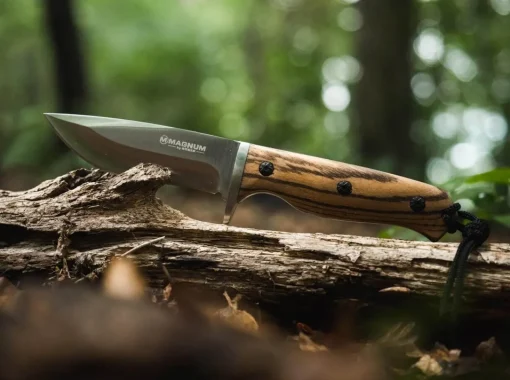 Magnum Outdoormesser<Zebra Drop